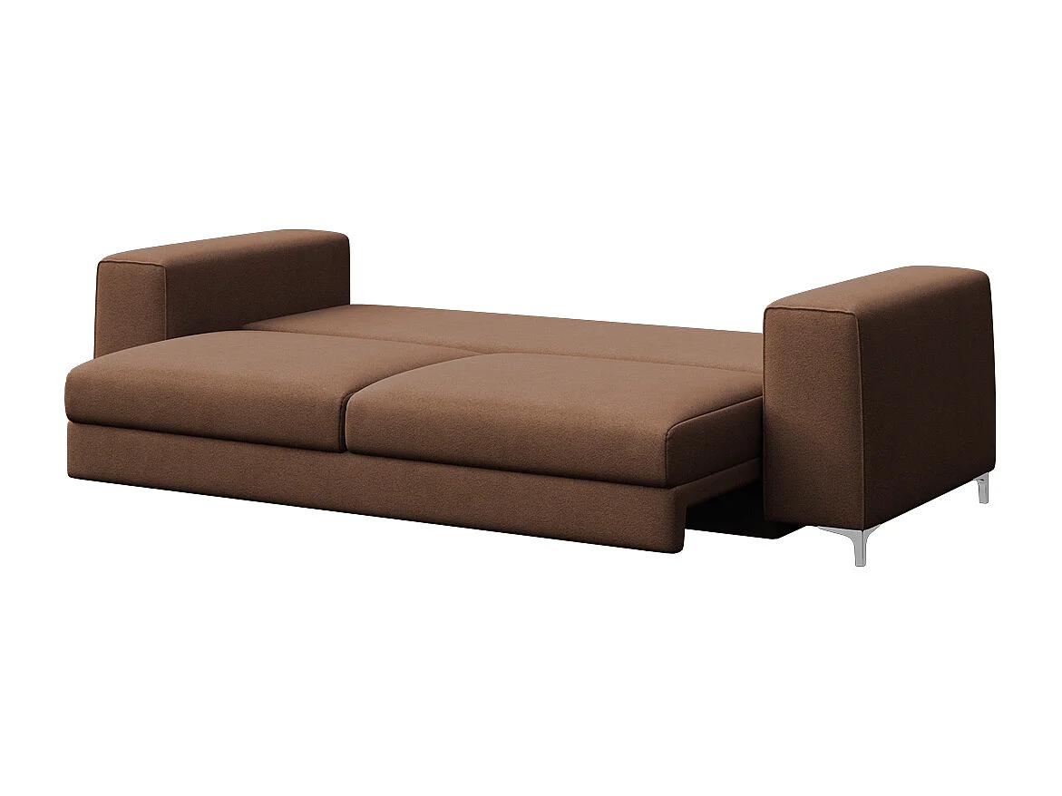 Rodier Canapé 3 places convertible Rene marron