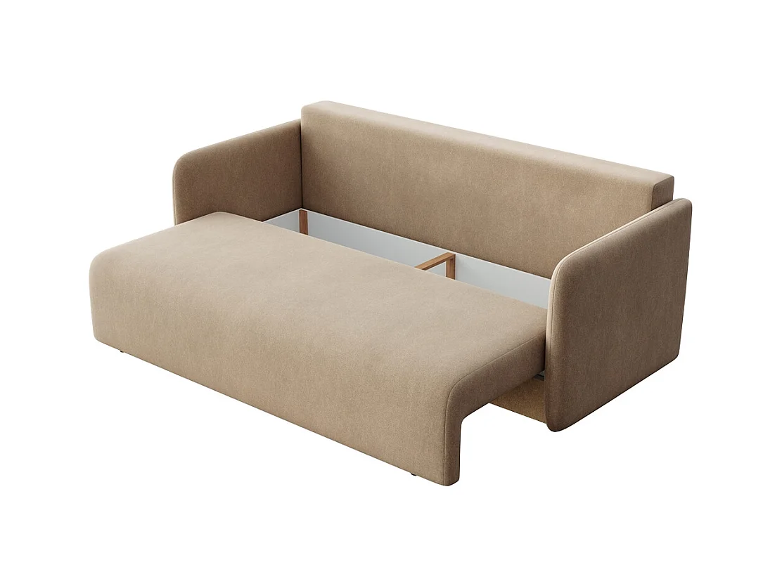 Rodier Canapé 3 places convertible Chaum camel