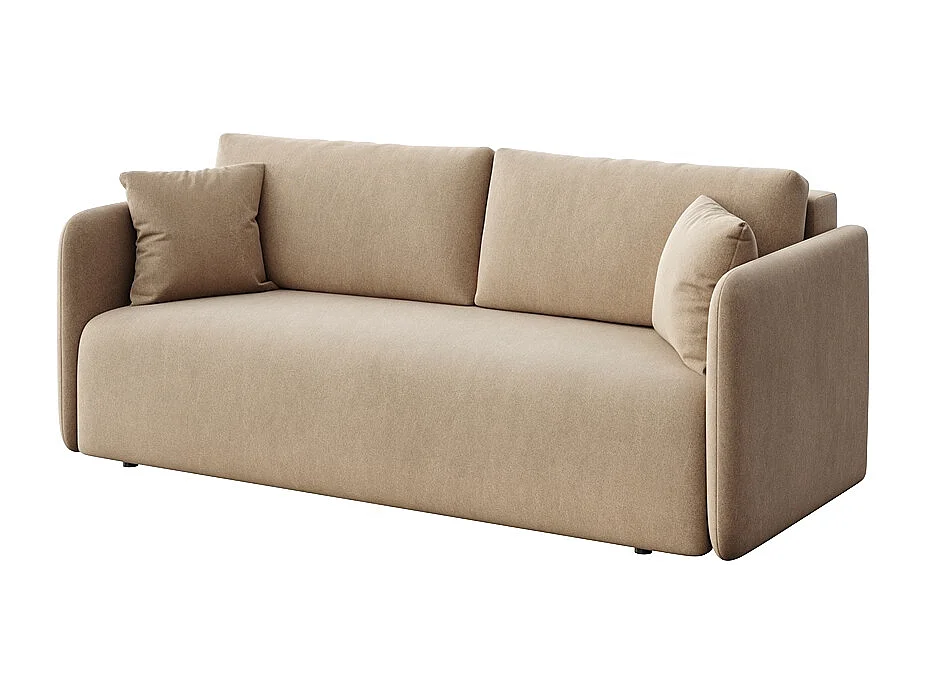 Rodier Canapé 3 places convertible Chaum camel