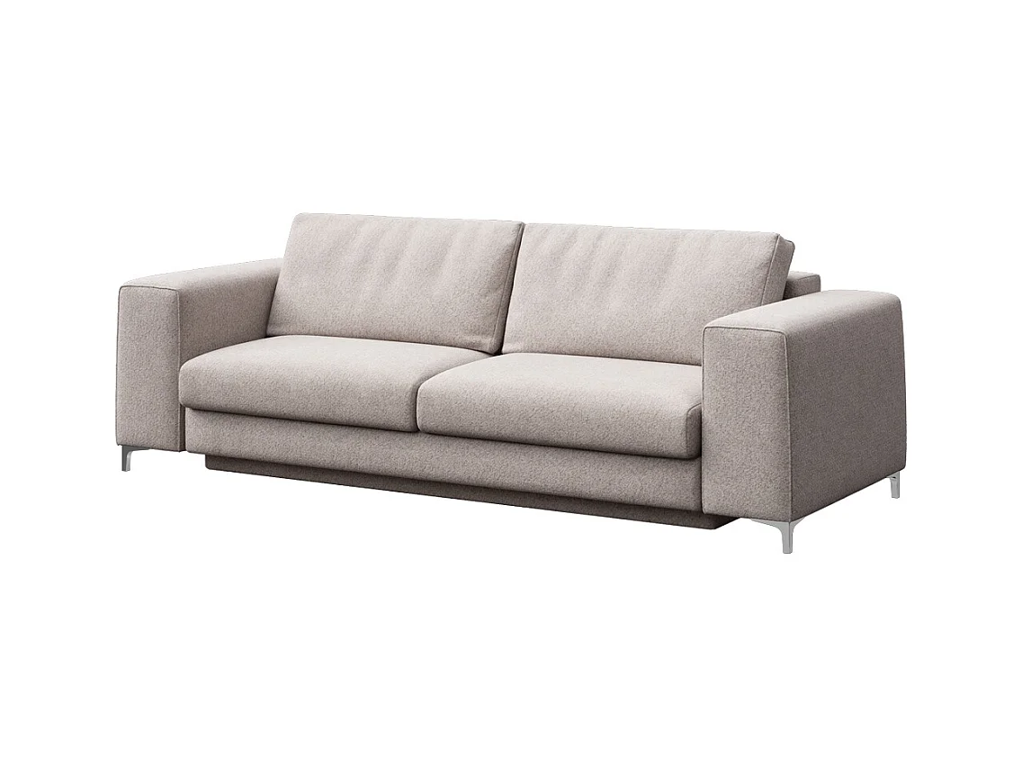 Rodier Canapé 3 places convertible Rene gris clair