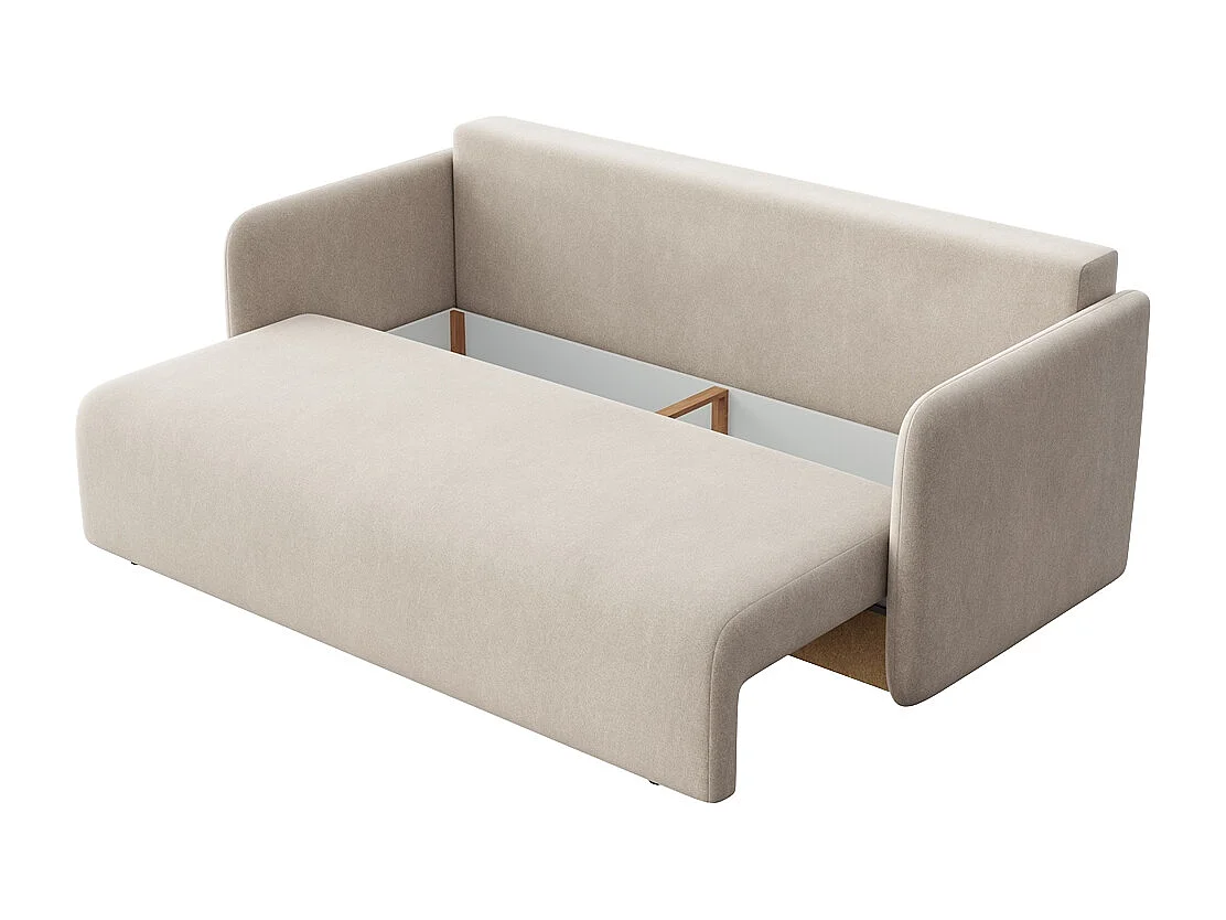 Rodier Canapé 3 places convertible Chaum beige clair