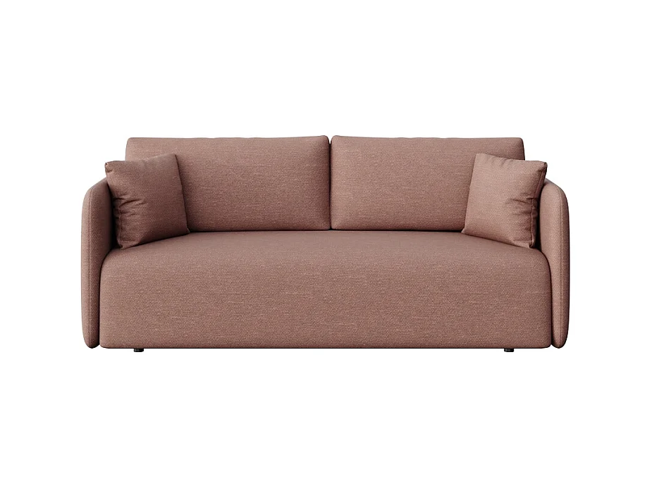 Rodier Canapé 3 places convertible Chaum rose foncé