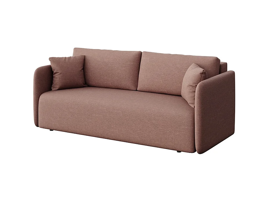 Rodier Canapé 3 places convertible Chaum rose foncé