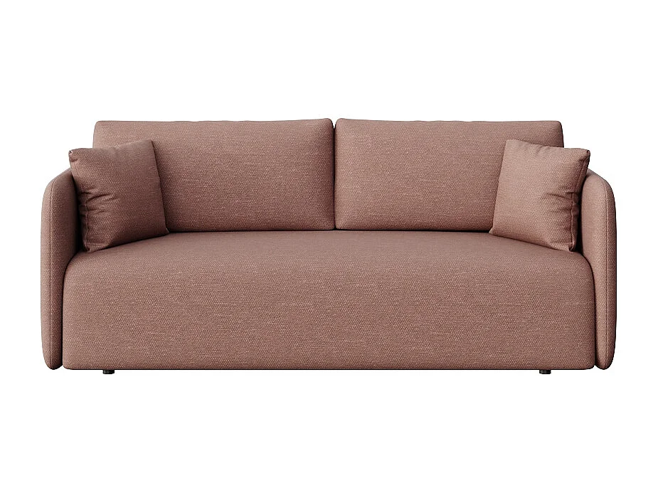 Rodier Canapé 3 places convertible Chaum rose foncé