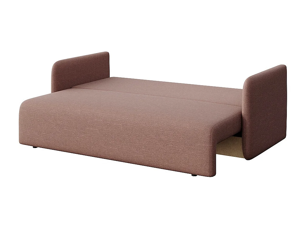 Rodier Canapé 3 places convertible Chaum rose foncé
