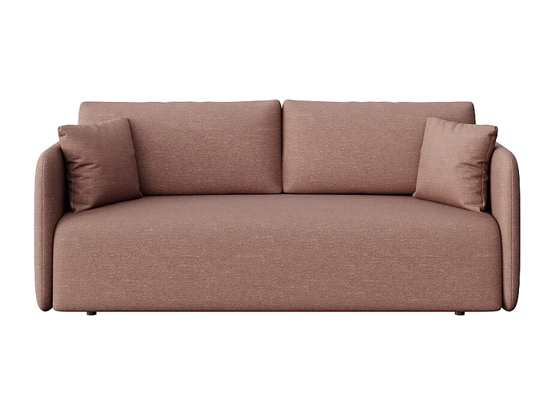 Rodier Canapé 3 places convertible Chaum rose foncé
