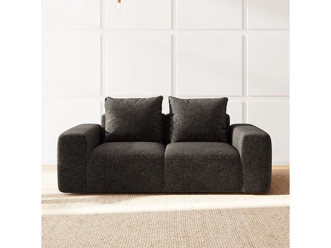 Rodier Canapé 2 places Monce anthracite