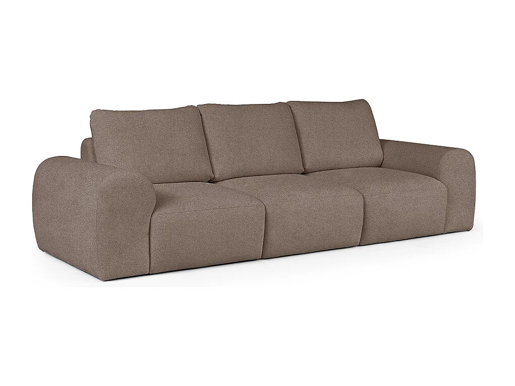 Rodier Canapé 3 places Mirel brun