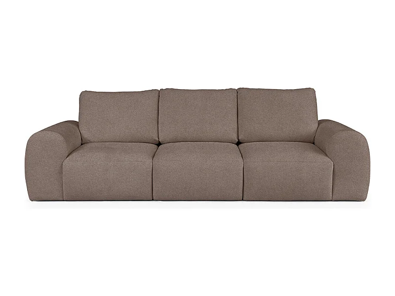 Rodier Canapé 3 places Mirel brun