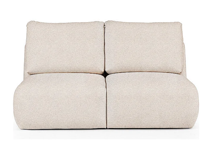 Rodier Canapé 2 places sans accoudoirs Mirel crème