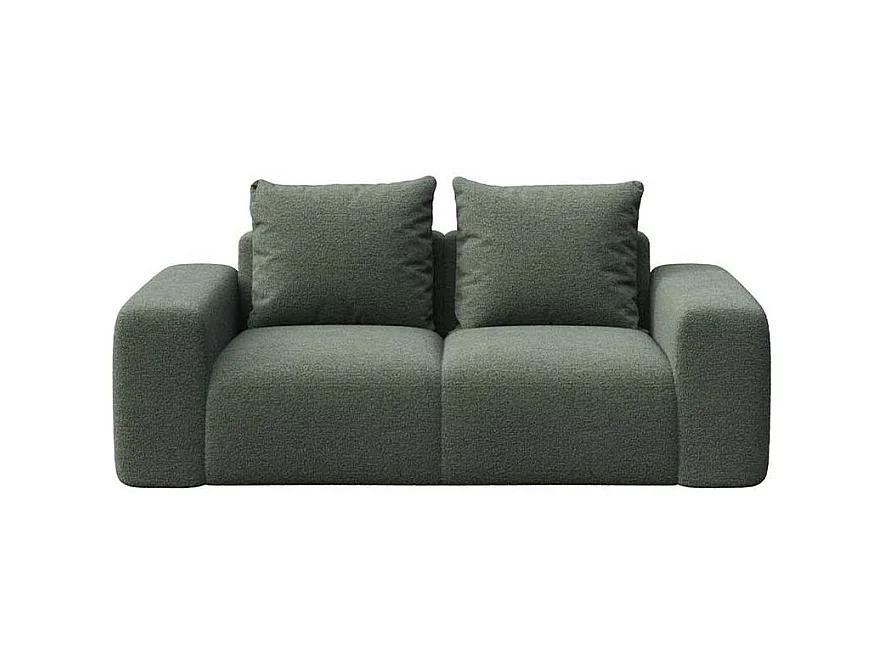 Rodier Canapé 2 places Monce vert bouteille