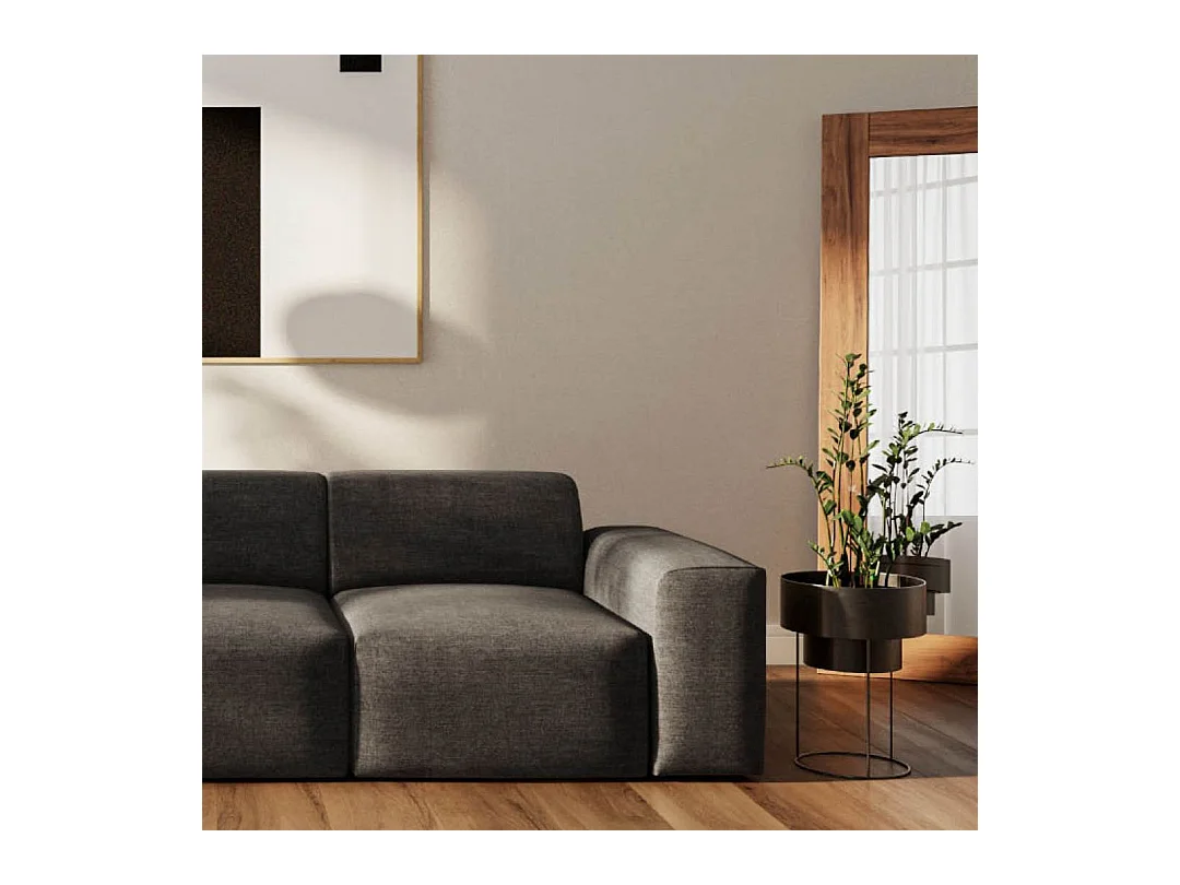 Rodier Canapé 3 places Villet anthracite