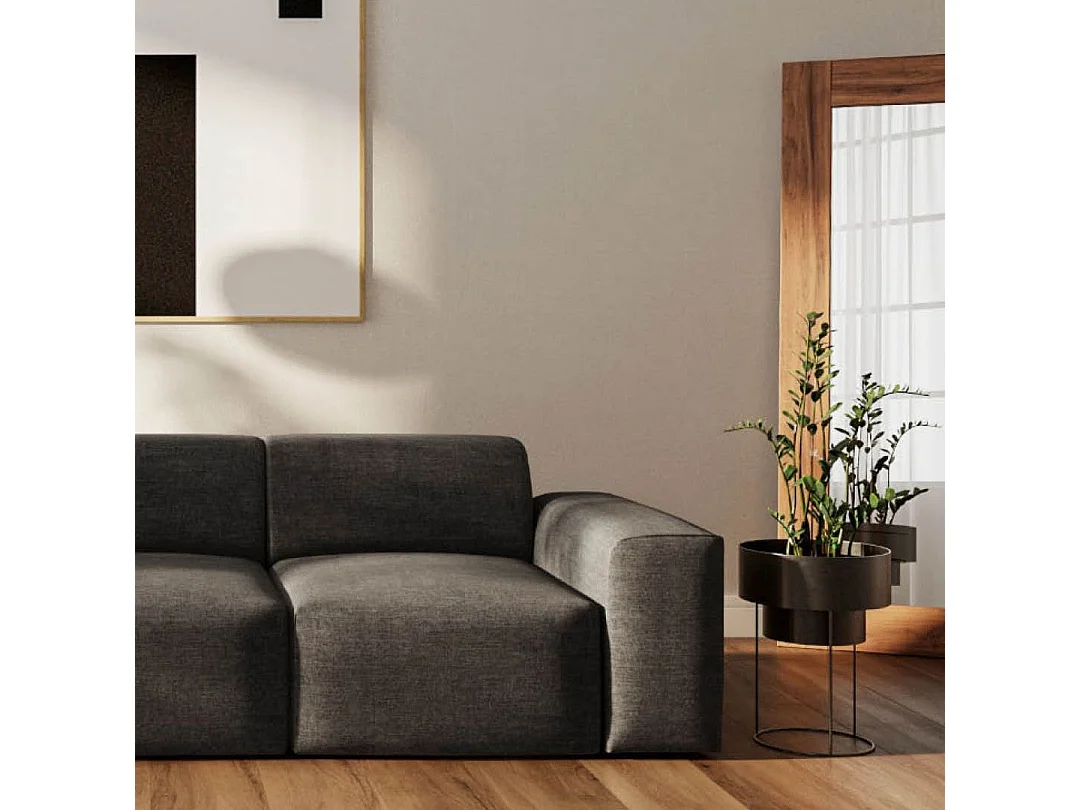 Rodier Canapé 3 places Villet anthracite