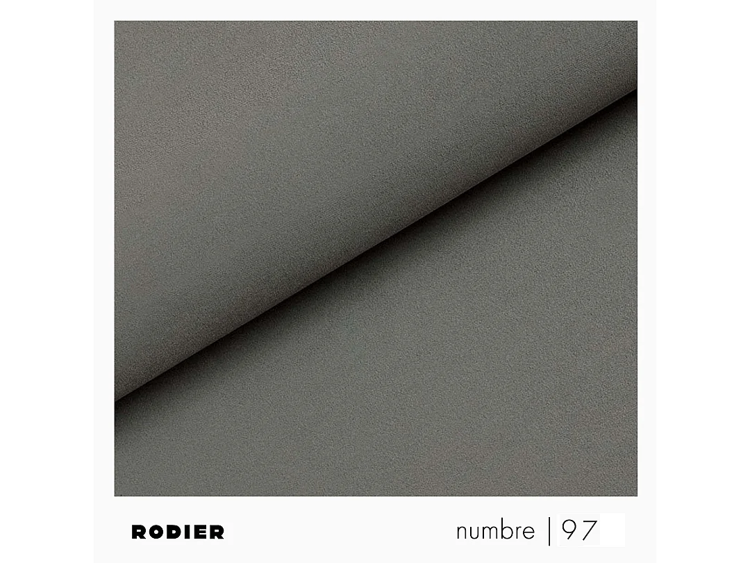 Rodier Canapé 3 places Tuil gris argenté