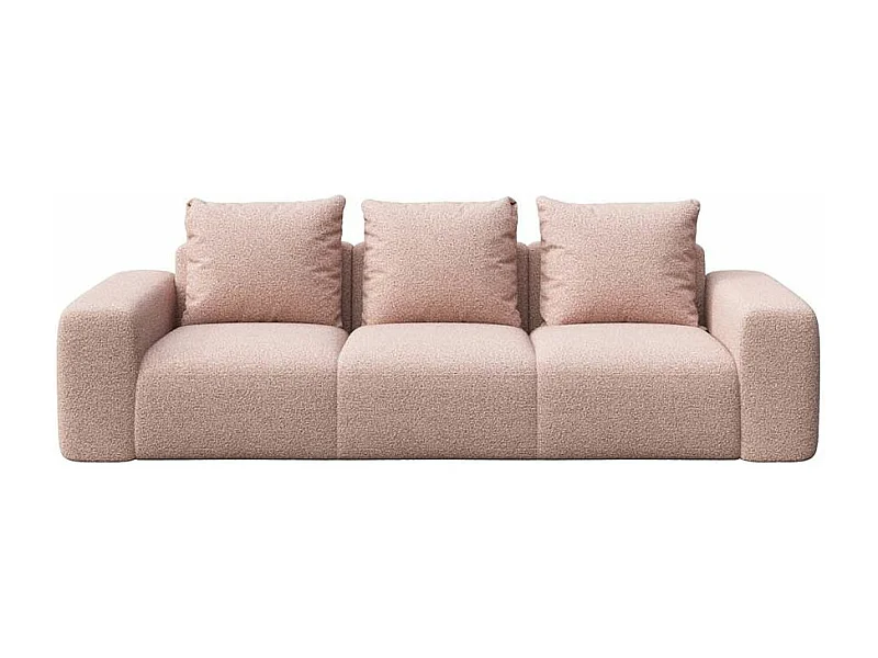 Rodier Canapé 3 places Monce rose pastel