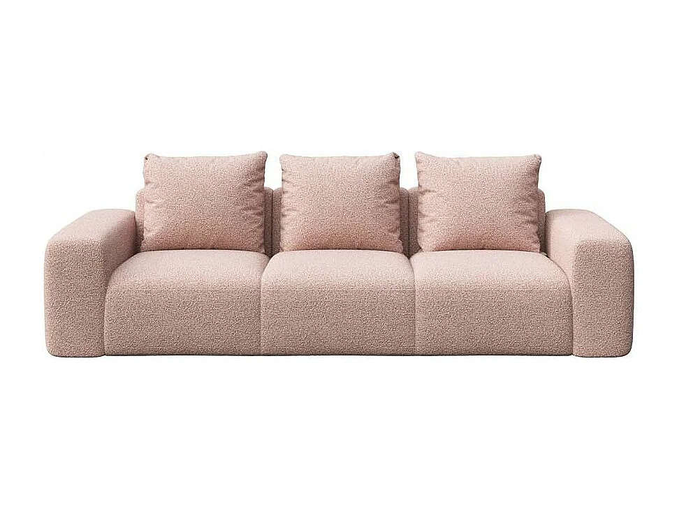 Rodier Canapé 3 places Monce rose pastel