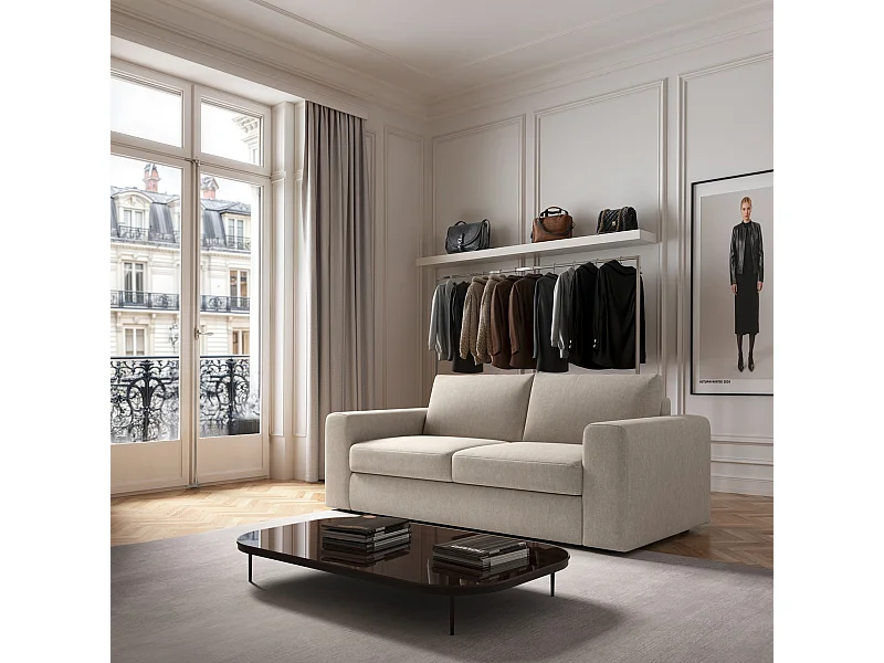 Rodier Canapé 3 places Baga beige clair