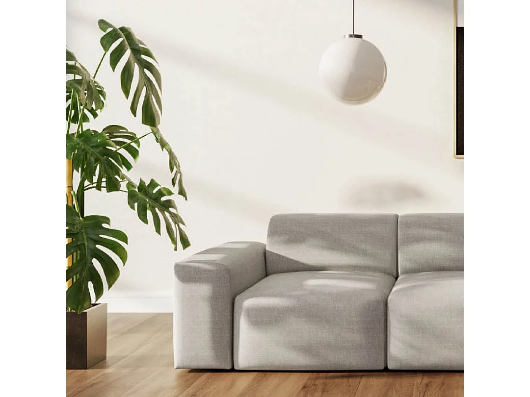 Rodier Canapé 3 places Villet beige clair