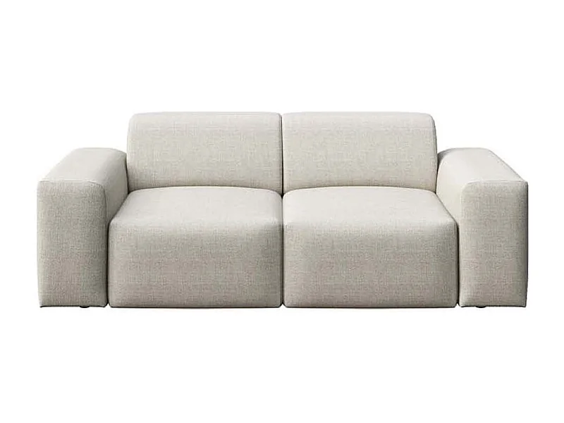 Villet 2-zitsbank beige