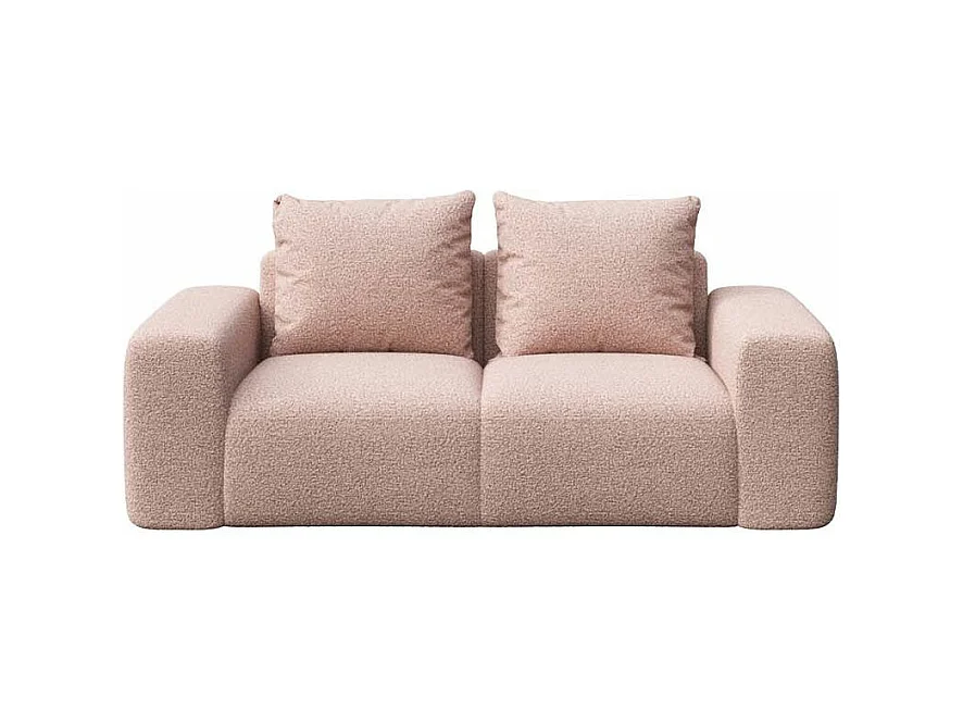 Rodier Canapé 2 places Monce rose pastel