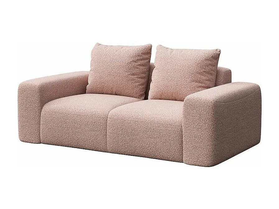 Rodier Canapé 2 places Monce rose pastel