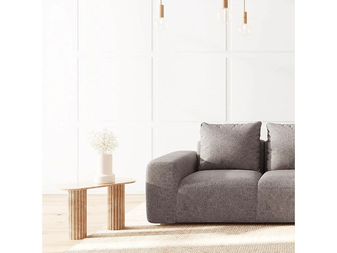 Rodier Canapé 3 places Monce gris clair