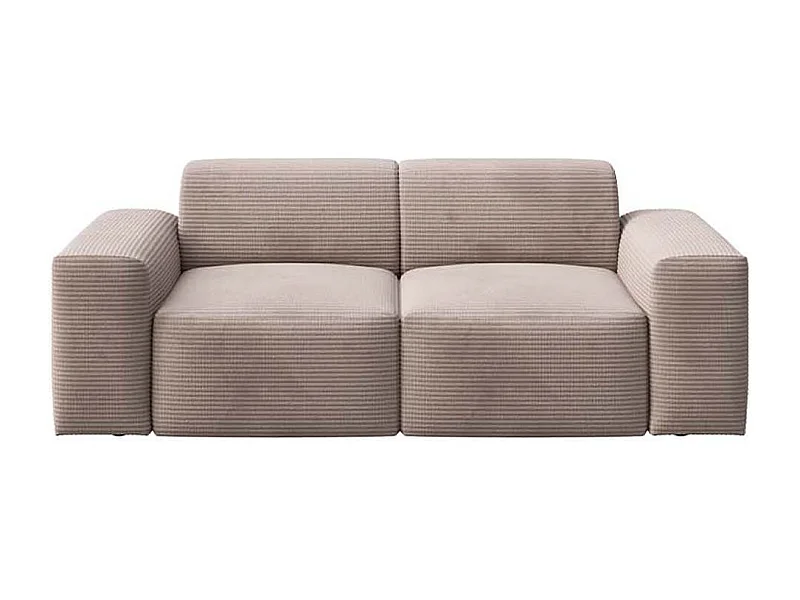 Villet 2-zitsbank beige