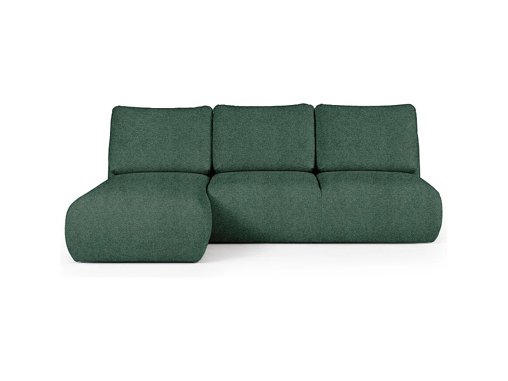 Rodier Canapé méridienne gauche sans accoudoirs Mirel vert