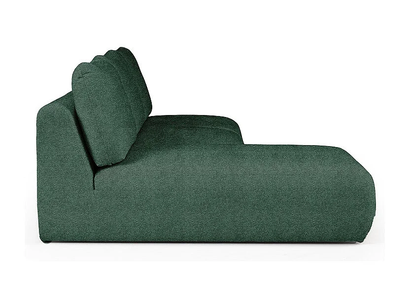 Rodier Canapé méridienne gauche sans accoudoirs Mirel vert