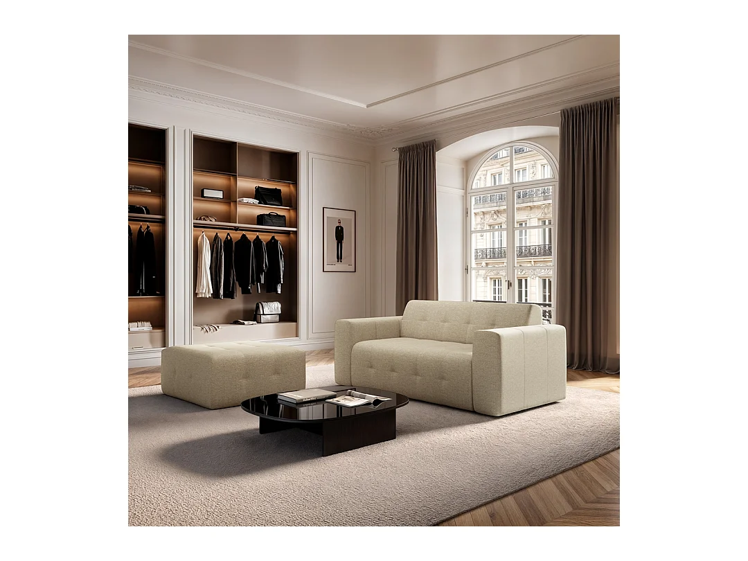 Rodier Canapé 2 places Tuil beige