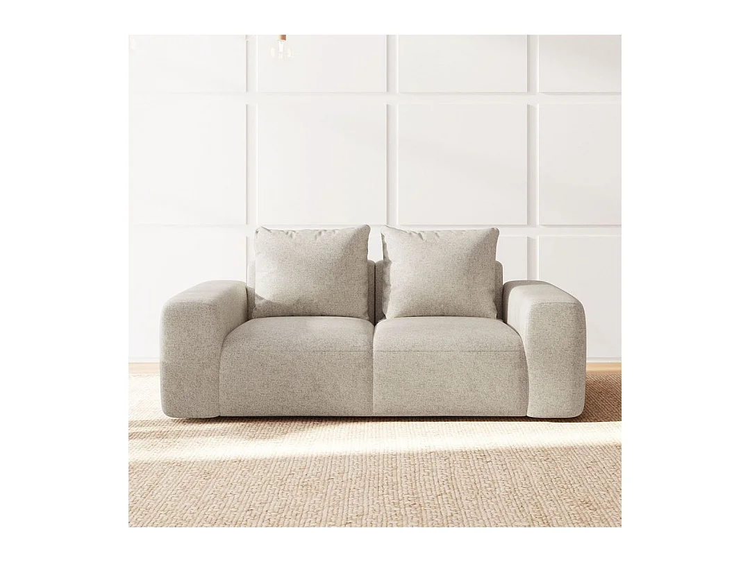 Rodier Canapé 2 places Monce beige clair