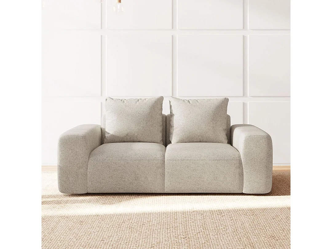 Rodier Canapé 2 places Monce beige clair