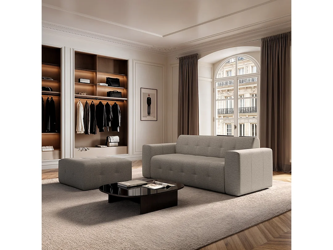 Rodier Canapé 3 places Tuil camel