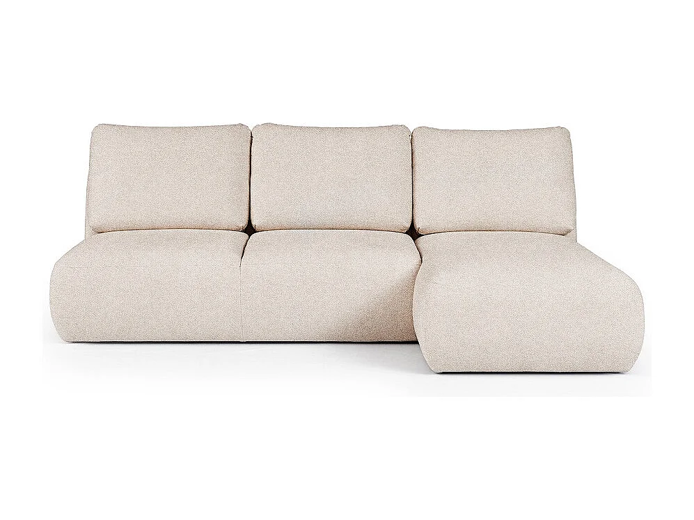 Rodier Canapé méridienne droite sans accoudoirs Mirel crème