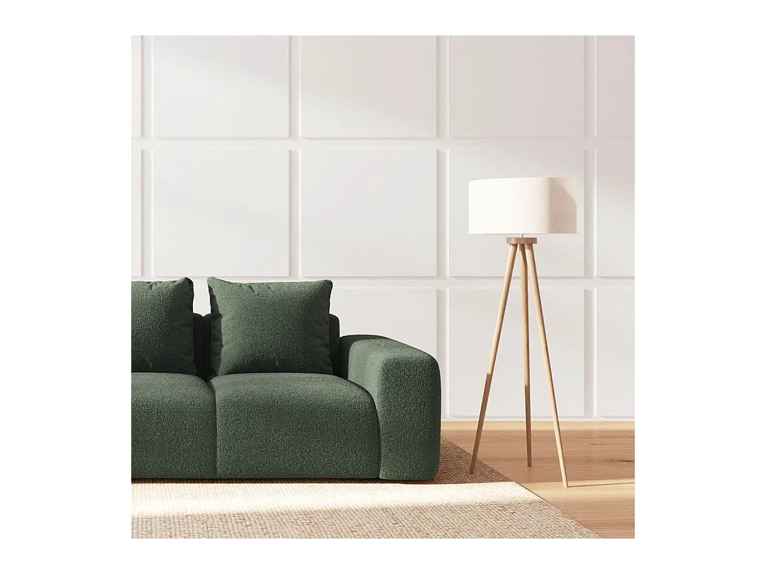 Rodier Canapé 3 places Monce vert bouteille