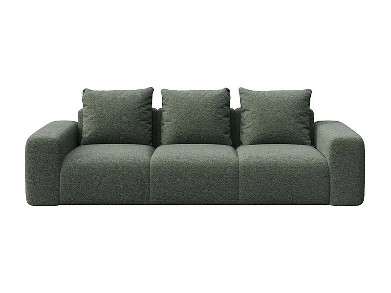 Rodier Canapé 3 places Monce vert bouteille