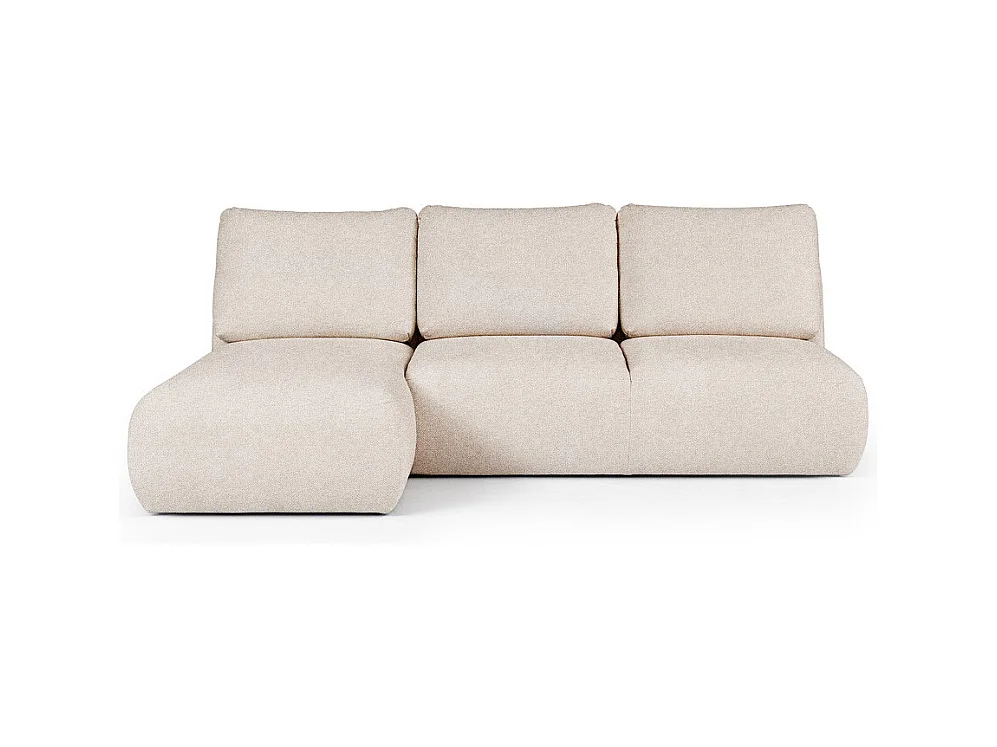 Rodier Canapé méridienne gauche sans accoudoirs Mirel crème