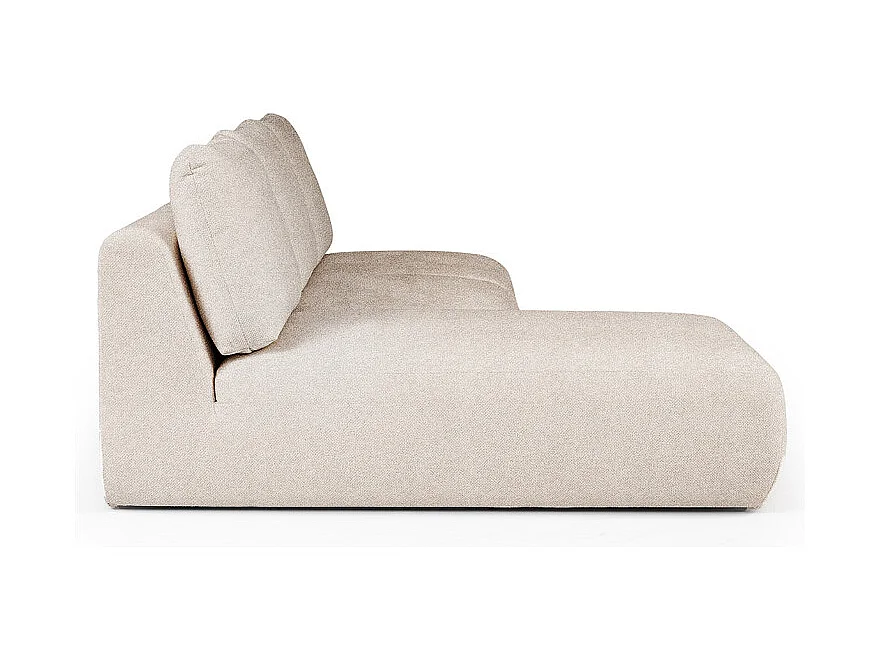 Rodier Canapé méridienne gauche sans accoudoirs Mirel crème