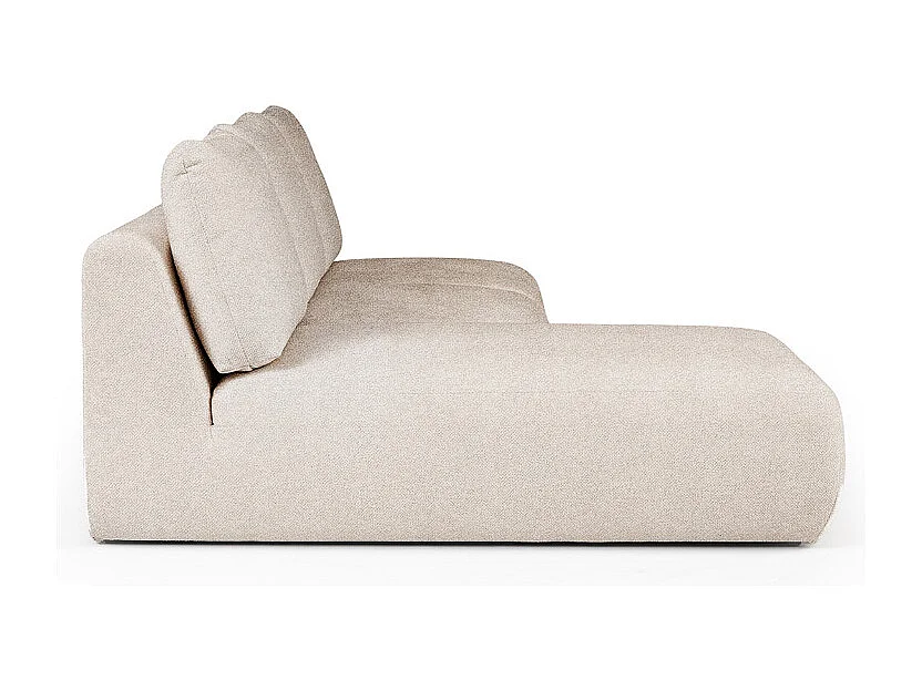 Rodier Canapé méridienne gauche sans accoudoirs Mirel crème