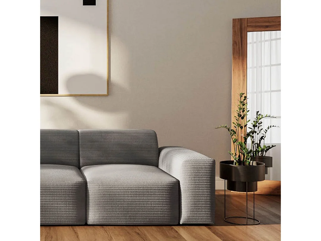 Rodier Canapé 3 places Villet gris