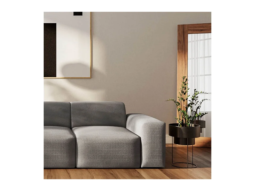 Rodier Canapé 3 places Villet gris