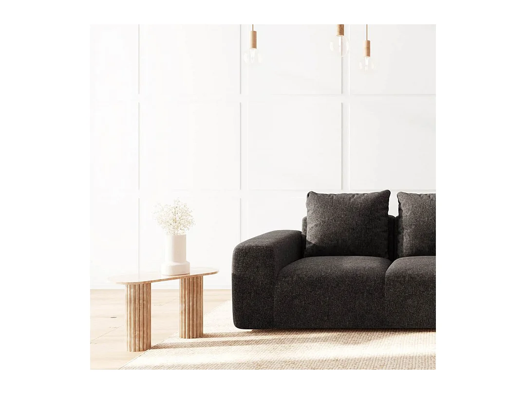 Rodier Canapé 3 places Monce anthracite