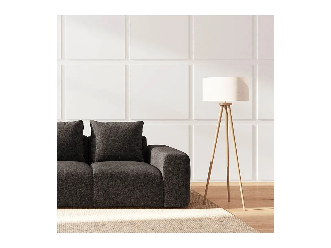 Rodier Canapé 3 places Monce anthracite