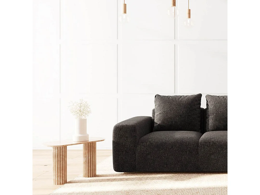 Rodier Canapé 3 places Monce anthracite