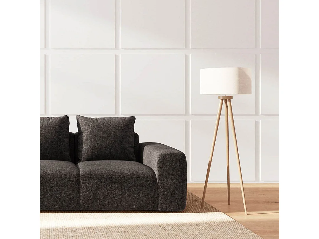 Rodier Canapé 3 places Monce anthracite