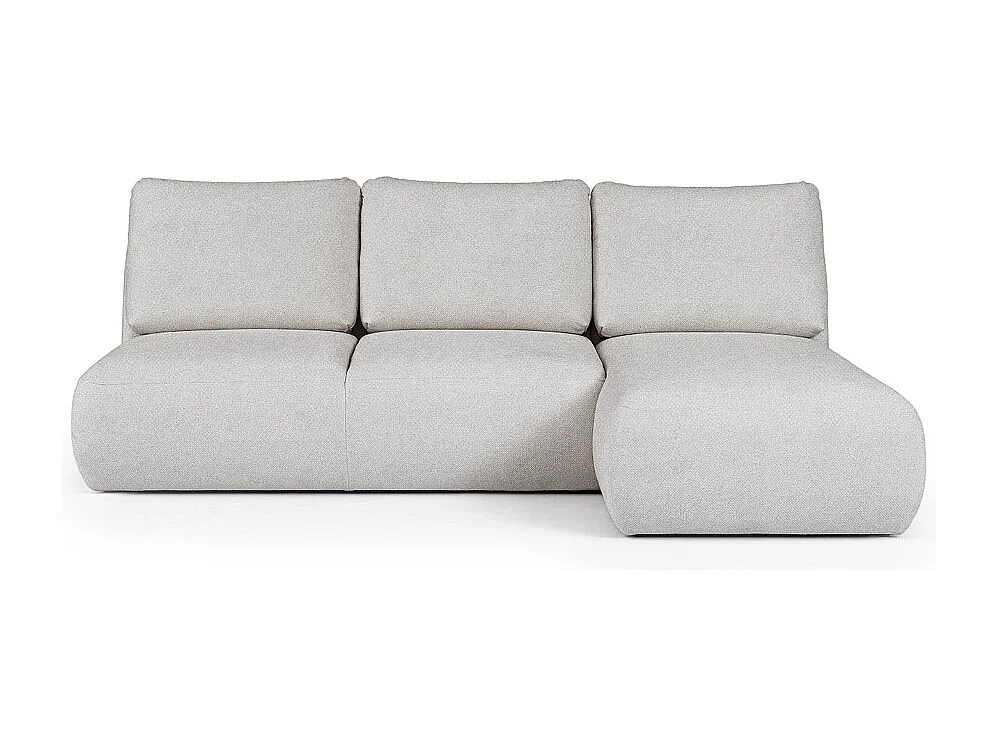 Rodier Canapé méridienne droite sans accoudoirs Mirel gris