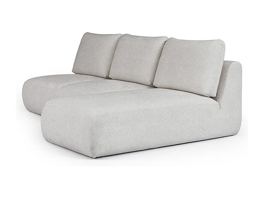 Rodier Canapé méridienne droite sans accoudoirs Mirel gris