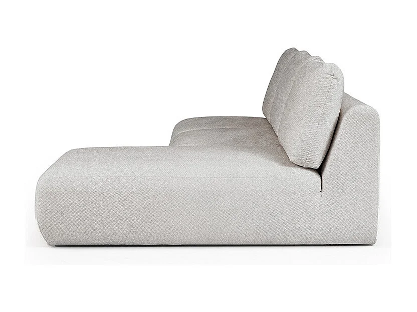 Rodier Canapé méridienne droite sans accoudoirs Mirel gris