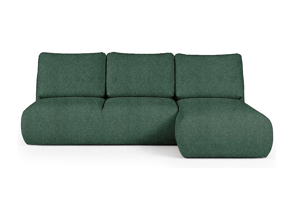 Rodier Canapé méridienne droite sans accoudoirs Mirel vert