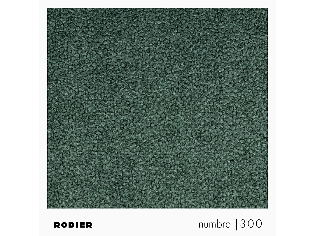 Rodier Canapé méridienne droite sans accoudoirs Mirel vert